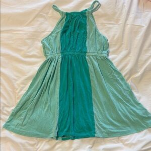 Kids Green Sleeveless Dress